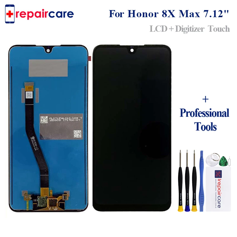 LCD Display For Huawei Honor 8X Max Touch Screen Digitizer Assembly For HUAWEI Honor 8X MAX LCD Screen
LCD Display For Huawei Honor 8X Max Touch Screen Digitizer Assembly For HUAWEI Honor 8X MAX LCD Screen