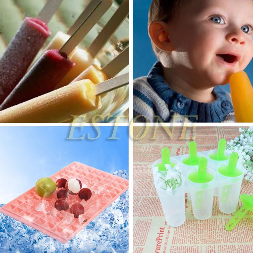 4/6 Cell DIY Frozen Ice Cream Popsicle Lolly Mold Maker Pop Mould Tray Kitchen
4/6 Cell DIY Frozen Ice Cream Popsicle Lolly Mold Maker Pop Mould Tray Kitchen