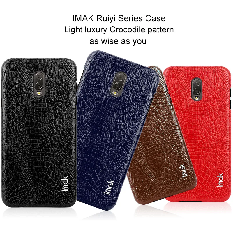 IMAK Ruiyi Роскошный чехол из крокодиловой кожи для мобильного телефона Samsung Galaxy C8 J7 +