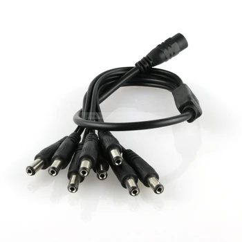 (50 pcs/lot ) 5.5 x 2.1mm 1 Female To 8 Male AC DC Power Supply Cable Splitter For CCTV LED Strip Wholesale
(50 pcs/lot ) 5.5 x 2.1mm 1 Female To 8 Male AC DC Power Supply Cable Splitter For CCTV LED Strip Wholesale