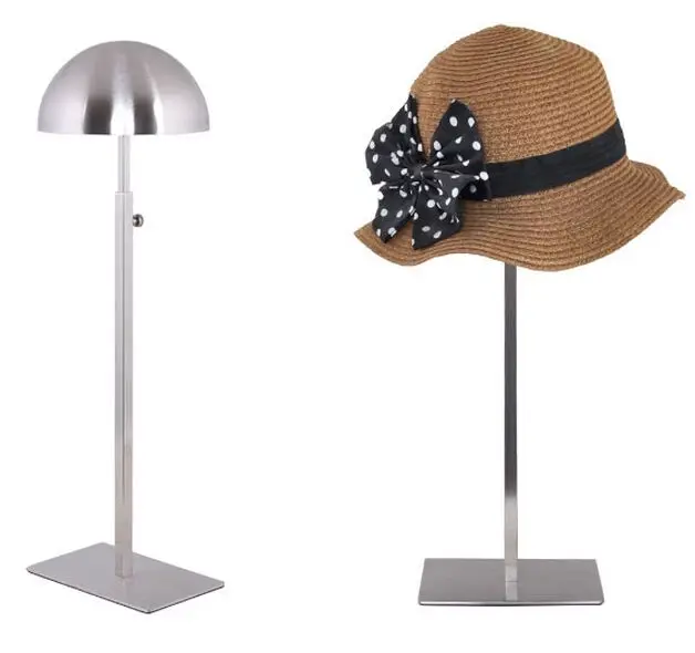 5pcs New Hat display stand stainess steel cap display rack adjustable metal men women's wig hairpiece holder showing props
5pcs New Hat display stand stainess steel cap display rack adjustable metal men women's wig hairpiece holder showing props
