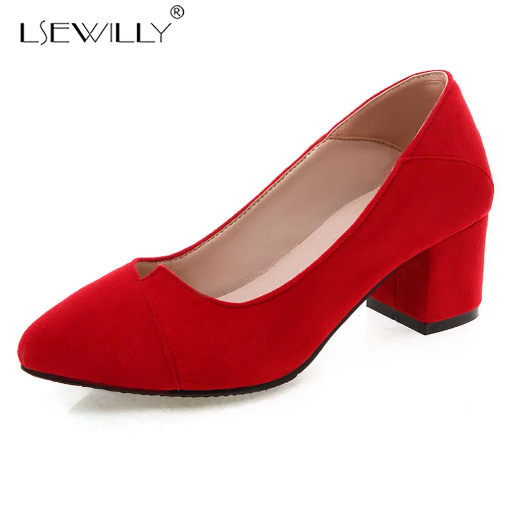 Lsewilly Summer 2019 Shallow Black Red Apricot Heels Shoes Plus Size Women Thick High Heels Slip on Party Woman Pumps K11
Lsewilly Summer 2019 Shallow Black Red Apricot Heels Shoes Plus Size Women Thick High Heels Slip on Party Woman Pumps K11