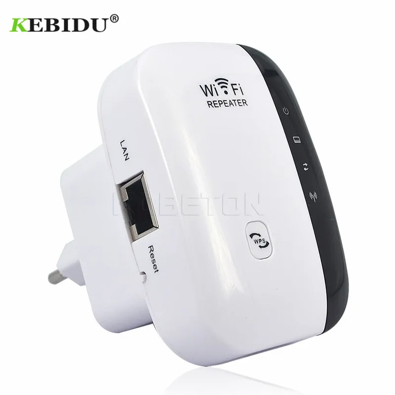 

KEBIDU Wireless WiFi Repeater Wi-fi Range Extender 300Mbps Booster Repetidor Wifi Reapeter Signal Booster Amplifier 802.11n/b/g