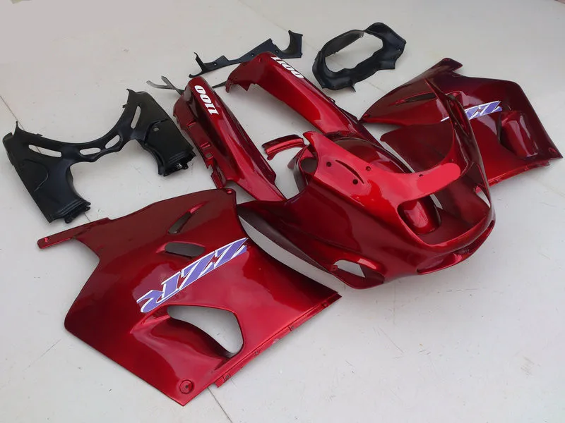 Комплект обтекателей на заказ для KAWASAKI Ninja ZZR1100 93 99 00 01 03 ZZR 1100 1993 2001 2003 ABS популярный