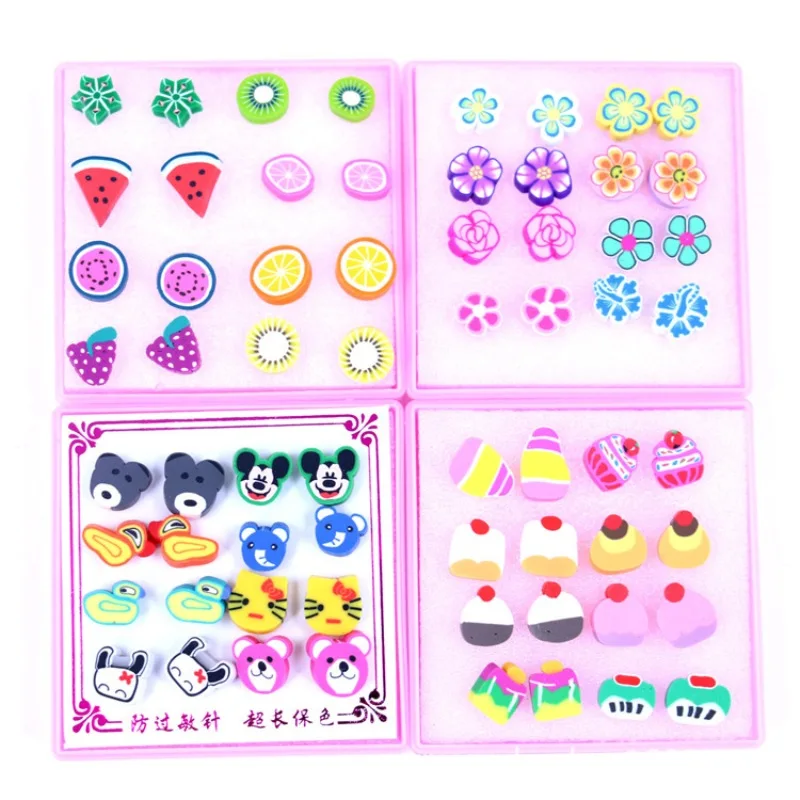 8 Pairs Women Multicolor Imitation Handmade Dark Cat Animal Soft Crystal Flower Stud Earring For Women Girls Wholesale
8 Pairs Women Multicolor Imitation Handmade Dark Cat Animal Soft Crystal Flower Stud Earring For Women Girls Wholesale