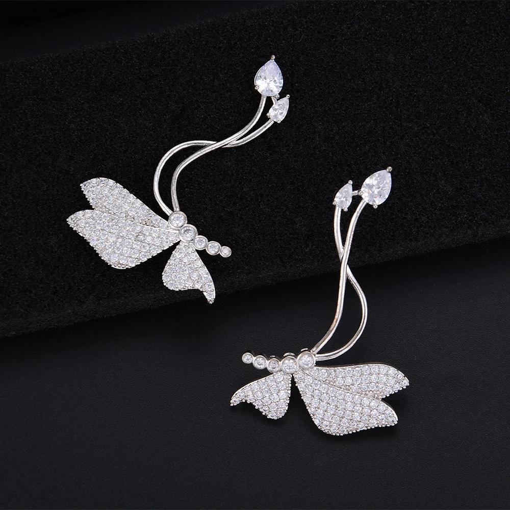 GODKI 52mm Unique Dragonfly Butterfly Insect Full Mirco Zirconia Women Bridal Wedding Everyday Earrings Fashion Jewelry
GODKI 52mm Unique Dragonfly Butterfly Insect Full Mirco Zirconia Women Bridal Wedding Everyday Earrings Fashion Jewelry
