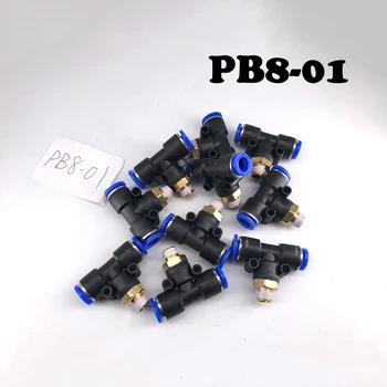 Free shipping 20Pcs/lot10 Pcs/Lot PB8-01 T-Type Equal Pass Pneumatic Fittings tube 8mm thread 1/8" Wholesale Push In
Free shipping 20Pcs/lot10 Pcs/Lot PB8-01 T-Type Equal Pass Pneumatic Fittings tube 8mm thread 1/8" Wholesale Push In
