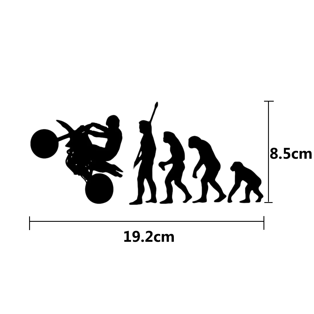 Модные виниловые светоотражающие наклейки для мотоцикла Dewtreetali 19 2*8 5 см