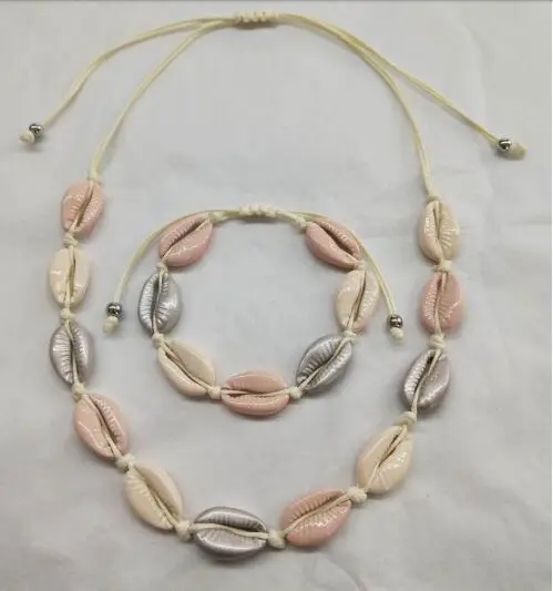 1set Seashells Collar Choker Necklace Women Natural Shells Bohemian Jewelry Choker Simple Bracelet for Woman Girls 8090
1set Seashells Collar Choker Necklace Women Natural Shells Bohemian Jewelry Choker Simple Bracelet for Woman Girls 8090