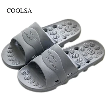 Men's Flat Sandals Outdoor Non-slip Beach Flip Flops Indoor EVA Solid Home Slippers Bathroom Leaking Massage Slippers Men Slides
Men's Flat Sandals Outdoor Non-slip Beach Flip Flops Indoor EVA Solid Home Slippers Bathroom Leaking Massage Slippers Men Slides