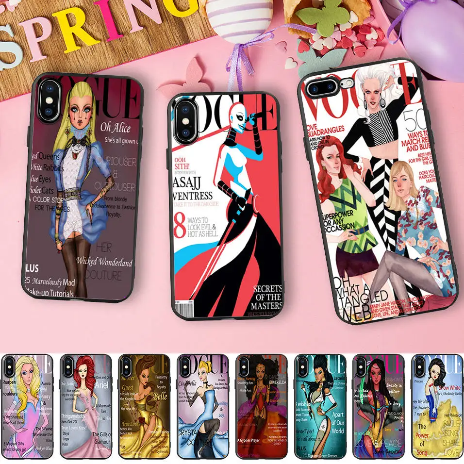 Fashion Magazine Case for iPhone X Case Vogue Women Silicone Soft Cover for iPhone 7 5 5S XR XS Max 6 6s 8 plus Case Coque Funda
Fashion Magazine Case for iPhone X Case Vogue Women Silicone Soft Cover for iPhone 7 5 5S XR XS Max 6 6s 8 plus Case Coque Funda
