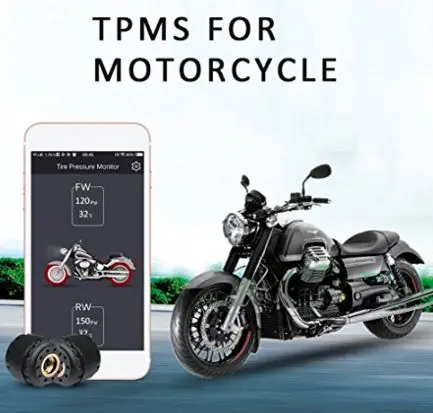 KUNFINE Motorcycle Bluetooth Tire Pressure Monitoring System TPMS Mobile Phone APP Detection 2 External Sensors
KUNFINE Motorcycle Bluetooth Tire Pressure Monitoring System TPMS Mobile Phone APP Detection 2 External Sensors