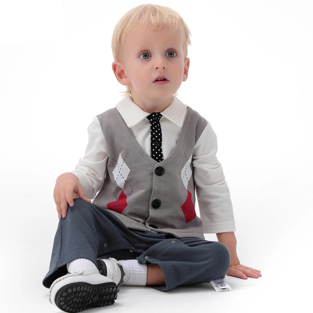IYEAL 2019 Spring Baby Romper Brand Baby Boy Gentleman Rompers Infant Long Sleeve Climb Clothes Kids Outfit Toddler Boy Jumpsuit
IYEAL 2019 Spring Baby Romper Brand Baby Boy Gentleman Rompers Infant Long Sleeve Climb Clothes Kids Outfit Toddler Boy Jumpsuit