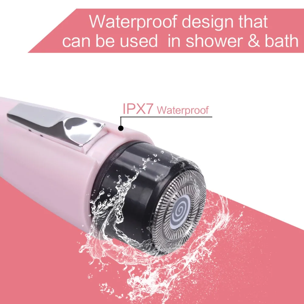 Mini Electric Painless Hair Removal Shaver Trimmer For Women Legs Armpit Arm Body (8)