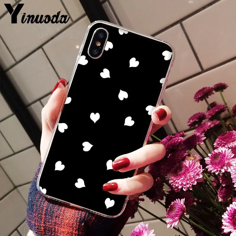 Polka dot pattern heart