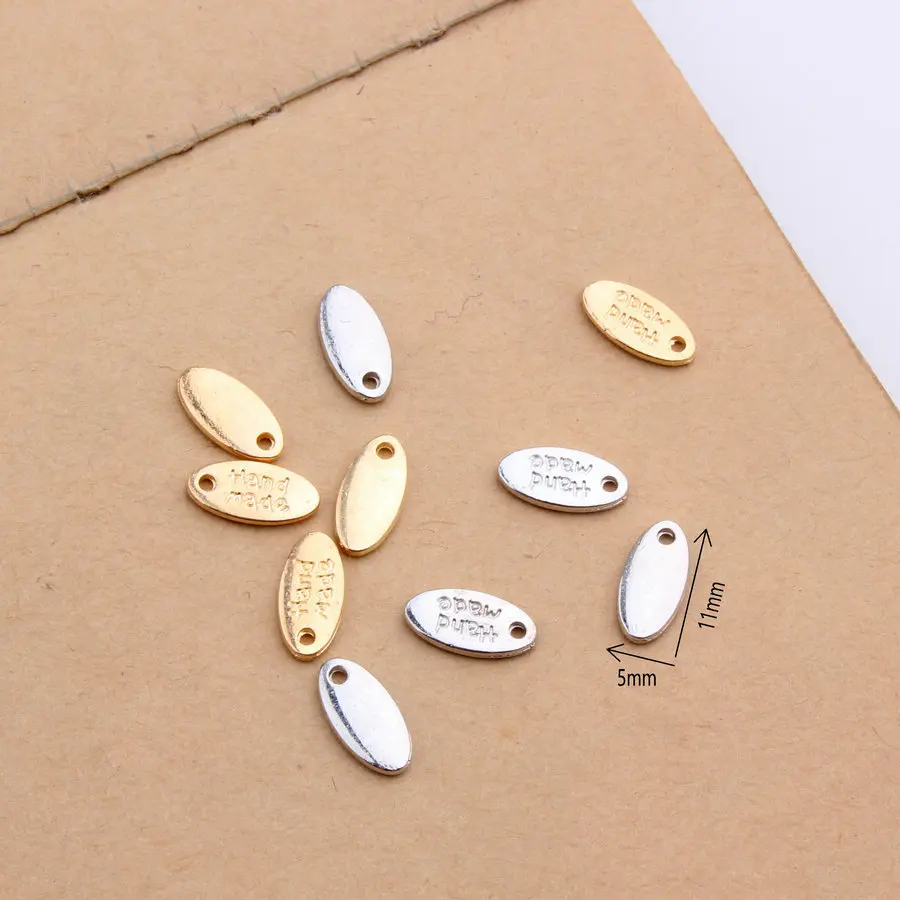 10PCS Gold/Silver Oval Tag Charm handmade Fit DIY Bracelet Earring Necklace Jewelry Findings Accessories Making DIY hot gift Al
10PCS Gold/Silver Oval Tag Charm handmade Fit DIY Bracelet Earring Necklace Jewelry Findings Accessories Making DIY hot gift Al