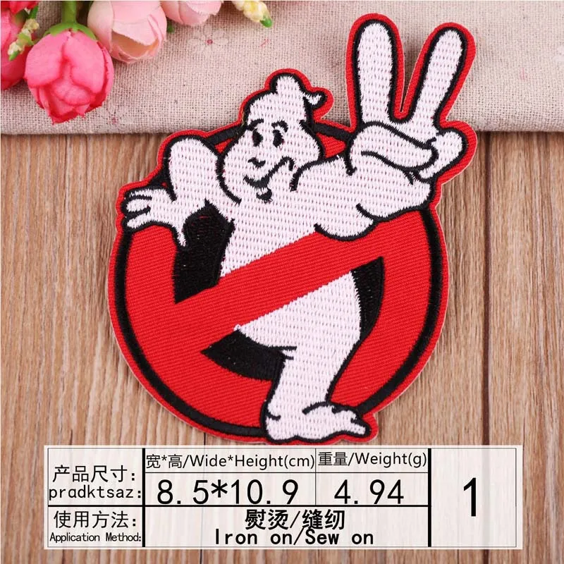1Pcs Ghostbusters Patch Embroidered Iron on Ghost Buster Badge Movie EMBROIDERED 8.5*10.9cm Fabric patch top selling stickers
1Pcs Ghostbusters Patch Embroidered Iron on Ghost Buster Badge Movie EMBROIDERED 8.5*10.9cm Fabric patch top selling stickers