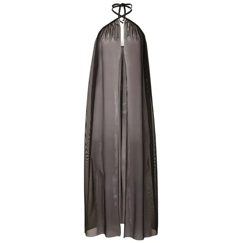 Womens Summer Bandage Mesh Sheer Beach Dress Maxi Skirt Solid Color Open Front Bikini Swimsuit Cover Up Split Cardigan Swimwear
Womens Summer Bandage Mesh Sheer Beach Dress Maxi Skirt Solid Color Open Front Bikini Swimsuit Cover Up Split Cardigan Swimwear