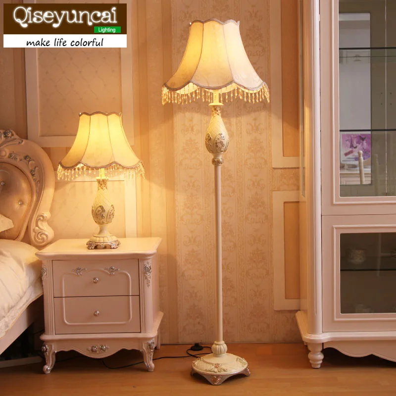 Qiseyuncai European floor lamp living room retro rural garden vertical table lamp creative study bedroom bedside lamp
Qiseyuncai European floor lamp living room retro rural garden vertical table lamp creative study bedroom bedside lamp