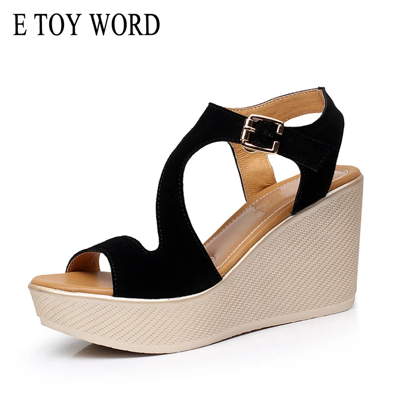 E TOY WORD wedges Summer Woman 2019 platform Sandals Women shoes high heels sandals Female Large size 40-43 Women sandals
E TOY WORD wedges Summer Woman 2019 platform Sandals Women shoes high heels sandals Female Large size 40-43 Women sandals