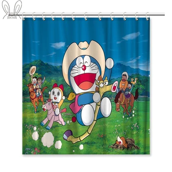 Cartoon Series Doraemon Decor Shower Curtain Polyester Waterproof Eco-friendly Bathroom Curtain with Hooks
Cartoon Series Doraemon Decor Shower Curtain Polyester Waterproof Eco-friendly Bathroom Curtain with Hooks
