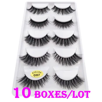New 10 Boxes/Lot Mink Natural Thick Long False Eyelashes Popular Eye Lashes Makeup 5 Styles per box
New 10 Boxes/Lot Mink Natural Thick Long False Eyelashes Popular Eye Lashes Makeup 5 Styles per box