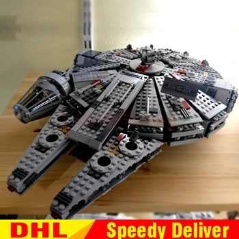 DHL In Stock LP 05007 Star Series War Building Blocks Force Awakens Millennium 75105 Falcon Model Toys For Kid Christmas Gift
DHL In Stock LP 05007 Star Series War Building Blocks Force Awakens Millennium 75105 Falcon Model Toys For Kid Christmas Gift