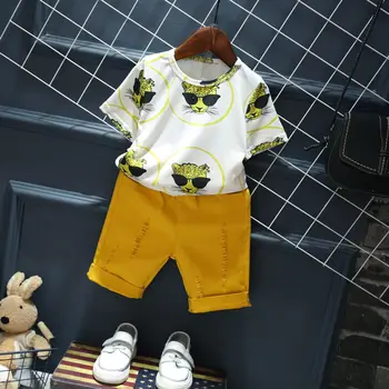 Boys Clothes 2018 Summer New Boys Short Sleeves T Shirt+shorts Suit Children Clothing Cotton Casual Sport Set Kids Clothes 2pcs
Boys Clothes 2018 Summer New Boys Short Sleeves T Shirt+shorts Suit Children Clothing Cotton Casual Sport Set Kids Clothes 2pcs