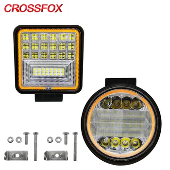 CROSSFOX Car Light Assembly Led Work Lamp Fog Lights for Trucks 3000K 4300K 6000K 126W Worklamp Ba For Offroad ATV UAZ 12V 24V
CROSSFOX Car Light Assembly Led Work Lamp Fog Lights for Trucks 3000K 4300K 6000K 126W Worklamp Ba For Offroad ATV UAZ 12V 24V