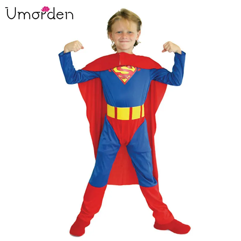 Umorden Purim Carnival Party Halloween Costumes Children Superhero Superman Cosplay Kids Super Man Costume Boys Fancy Jumpsuit
Umorden Purim Carnival Party Halloween Costumes Children Superhero Superman Cosplay Kids Super Man Costume Boys Fancy Jumpsuit