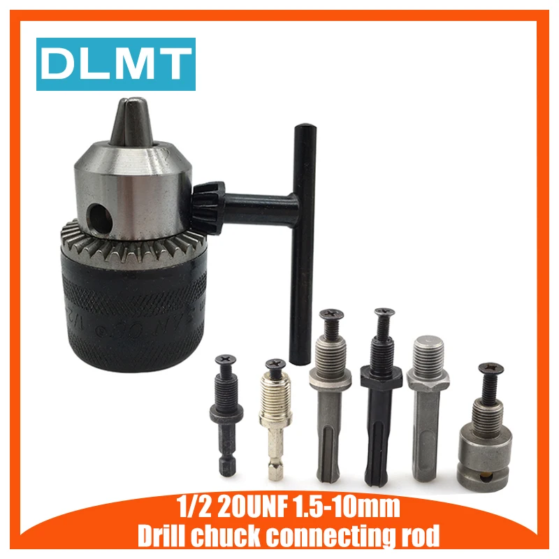 1.5-10mm Keyed Drill Chuck 1/2" 20UNF with Key and Adapter Electric Drill Accessories
1.5-10mm Keyed Drill Chuck 1/2" 20UNF with Key and Adapter Electric Drill Accessories