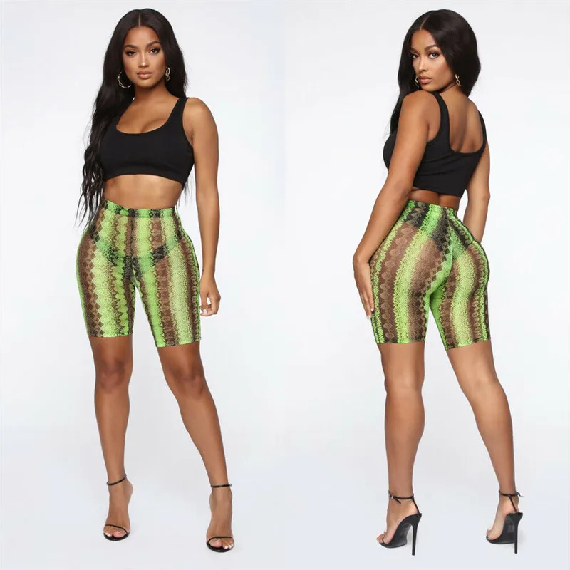 Sexy Women Slim Transparent Snake Skin Print Shorts Pants Beach Style See Through Mesh Sheer High Waist Shorts Cool Shorts Pants
Sexy Women Slim Transparent Snake Skin Print Shorts Pants Beach Style See Through Mesh Sheer High Waist Shorts Cool Shorts Pants