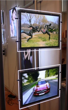 4PCS Horizonta Hanging l A2 Size Magnetic Two Sides Acrylic Display LED Illuminated Advertising Light Box
4PCS Horizonta Hanging l A2 Size Magnetic Two Sides Acrylic Display LED Illuminated Advertising Light Box