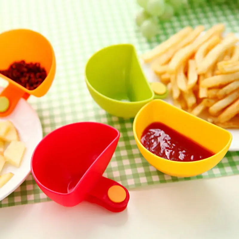 1pc Plate Dip Clips Creative Kitchen Bowl Kit Tool Small Plates Spice Clip For Tomato Sauce Salt Sugar Vinegar Spice Plate Plate
1pc Plate Dip Clips Creative Kitchen Bowl Kit Tool Small Plates Spice Clip For Tomato Sauce Salt Sugar Vinegar Spice Plate Plate