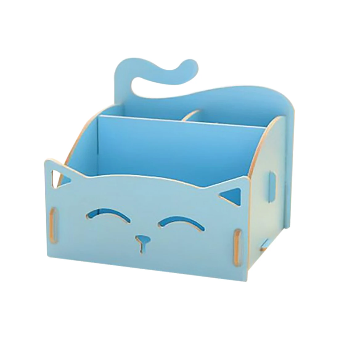 Wooden Box Cute Cat Pen Box Desktop Storage Assembly DIY Wood Makeup Organizer Cosmetics Storage Box
Wooden Box Cute Cat Pen Box Desktop Storage Assembly DIY Wood Makeup Organizer Cosmetics Storage Box
