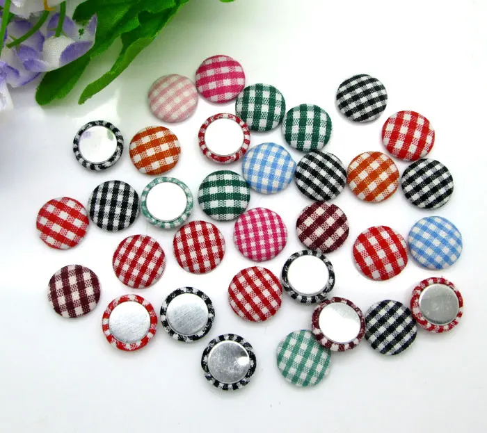 100Pcs 12mm Mixed Grid Fabric Covered Buttons Cabochon Scrapbooking Sewing Diy Accessories Cloth Fabric Flatback Button
100Pcs 12mm Mixed Grid Fabric Covered Buttons Cabochon Scrapbooking Sewing Diy Accessories Cloth Fabric Flatback Button