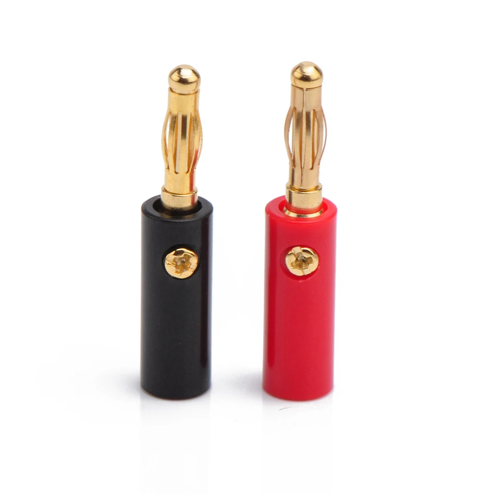 Free Shipping 10Pair (20 PCS) AMASS 4mm Gold Plated Black & Red Wire Audio Speaker Cable Banana Plug Connectors 4.0MM Adapter
Free Shipping 10Pair (20 PCS) AMASS 4mm Gold Plated Black & Red Wire Audio Speaker Cable Banana Plug Connectors 4.0MM Adapter