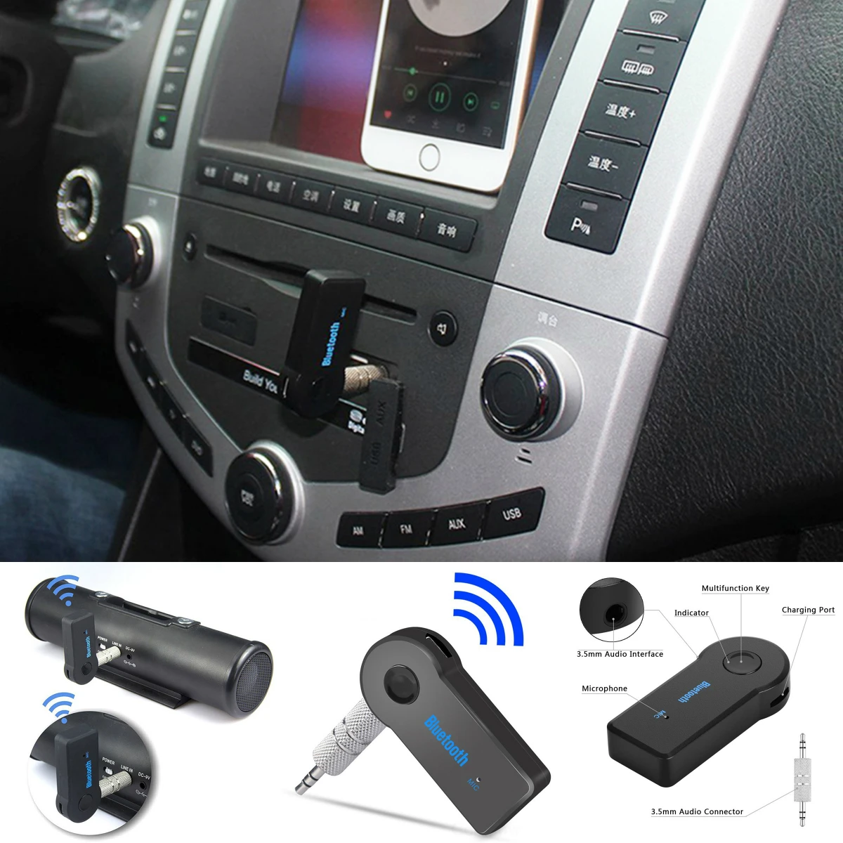 Wireless Aux USB Nexia Bluetooth Transmitter For Audio Receiving Automotive Hands-free Calls Aux Turn 3.5 Speakers
Wireless Aux USB Nexia Bluetooth Transmitter For Audio Receiving Automotive Hands-free Calls Aux Turn 3.5 Speakers