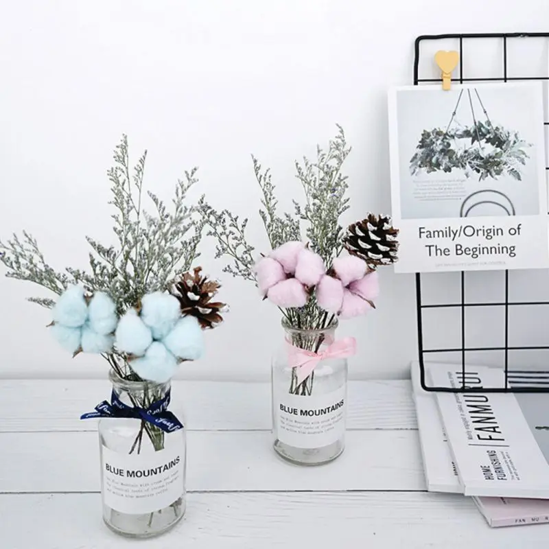 DIY Naturally Dry Flower Set Stems House Decorative Dried White Cotton Branch Artificial Flower Head photo props Home Decor
DIY Naturally Dry Flower Set Stems House Decorative Dried White Cotton Branch Artificial Flower Head photo props Home Decor