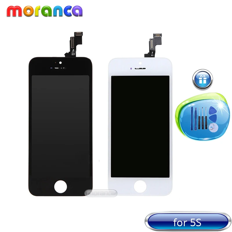 Grade AAA No Dead Pixel LCD for iPhone 5S LCD Display with Touch Screen Digitizer Assembly Black White Replacement + Tools
Grade AAA No Dead Pixel LCD for iPhone 5S LCD Display with Touch Screen Digitizer Assembly Black White Replacement + Tools