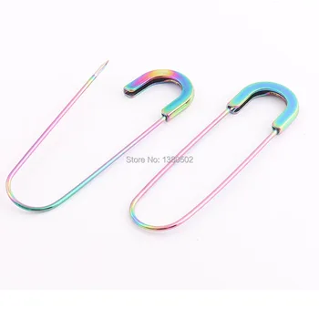 20pcs/lot 80mm Rainbow Color large brooch Pin Safety Pins kilt pins decoration for women Earring pins Garment bag Sewing Tool
20pcs/lot 80mm Rainbow Color large brooch Pin Safety Pins kilt pins decoration for women Earring pins Garment bag Sewing Tool