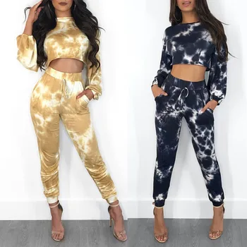 Women 2Pcs Tracksuit Long Sleeve Crop Tops Sweatshirt Pants Fashion Printed Clothes For Ladies 2018 Casual Elegant Woman Suit
Women 2Pcs Tracksuit Long Sleeve Crop Tops Sweatshirt Pants Fashion Printed Clothes For Ladies 2018 Casual Elegant Woman Suit