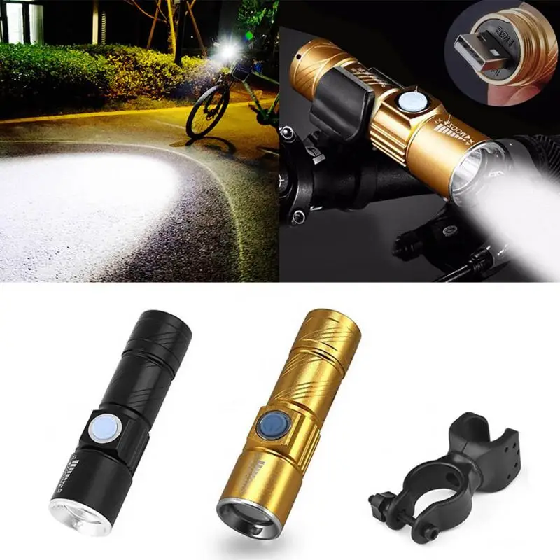 Mini USB LED Flashlight 360 U-type Free Rotating Bicycle Flashlight Universal Clip
Mini USB LED Flashlight 360 U-type Free Rotating Bicycle Flashlight Universal Clip