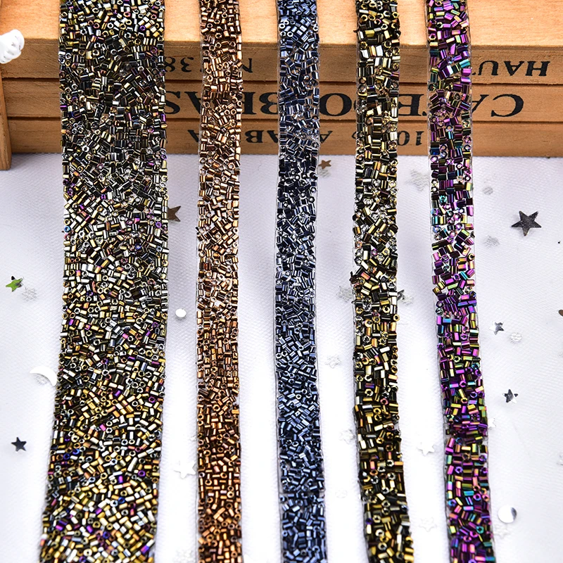 Designer material Glass beaded rhinestone lace trim fabric applique ribbon wrap diy collar bordered clothes Iron On 1cm 5yards
Designer material Glass beaded rhinestone lace trim fabric applique ribbon wrap diy collar bordered clothes Iron On 1cm 5yards