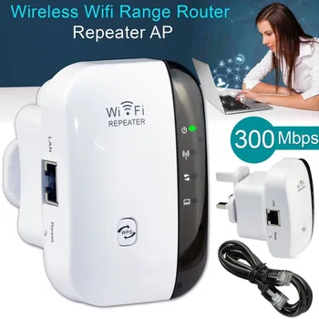 Mini Portable Wireless Wifi Repeater WiFi Routers 300Mbps Range Expander Signal Amplifier Booster Extender
Mini Portable Wireless Wifi Repeater WiFi Routers 300Mbps Range Expander Signal Amplifier Booster Extender