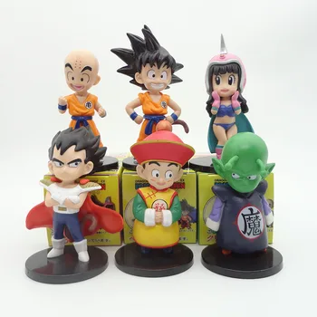 NEW 12cm 6pcs/set Dragon Ball Son Goku Piccolo Chichi Vegeta childhood Action figure toys doll Christmas gift with box
NEW 12cm 6pcs/set Dragon Ball Son Goku Piccolo Chichi Vegeta childhood Action figure toys doll Christmas gift with box