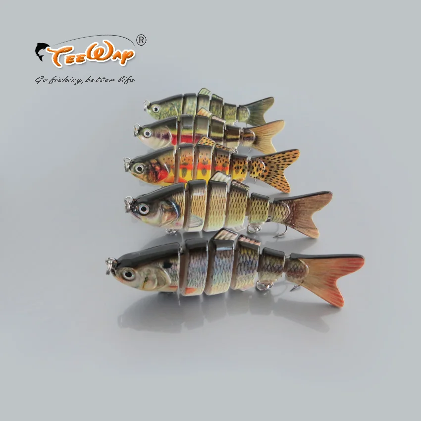 8 Pcs/Lot Fishing Lure 6 Segment Swimbait Crankbait Hard Bait Slow 17g 10cm Fishing Tackle FL6-SQ fly fishing
8 Pcs/Lot Fishing Lure 6 Segment Swimbait Crankbait Hard Bait Slow 17g 10cm Fishing Tackle FL6-SQ fly fishing