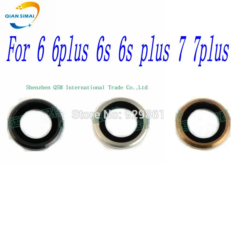 QiAN SiMAi 1PCS New High Quality Rear Camera Glass lens Cover with Frame Holder for iphone 6 6plus 6s 6s plus 7 7plus phone
QiAN SiMAi 1PCS New High Quality Rear Camera Glass lens Cover with Frame Holder for iphone 6 6plus 6s 6s plus 7 7plus phone