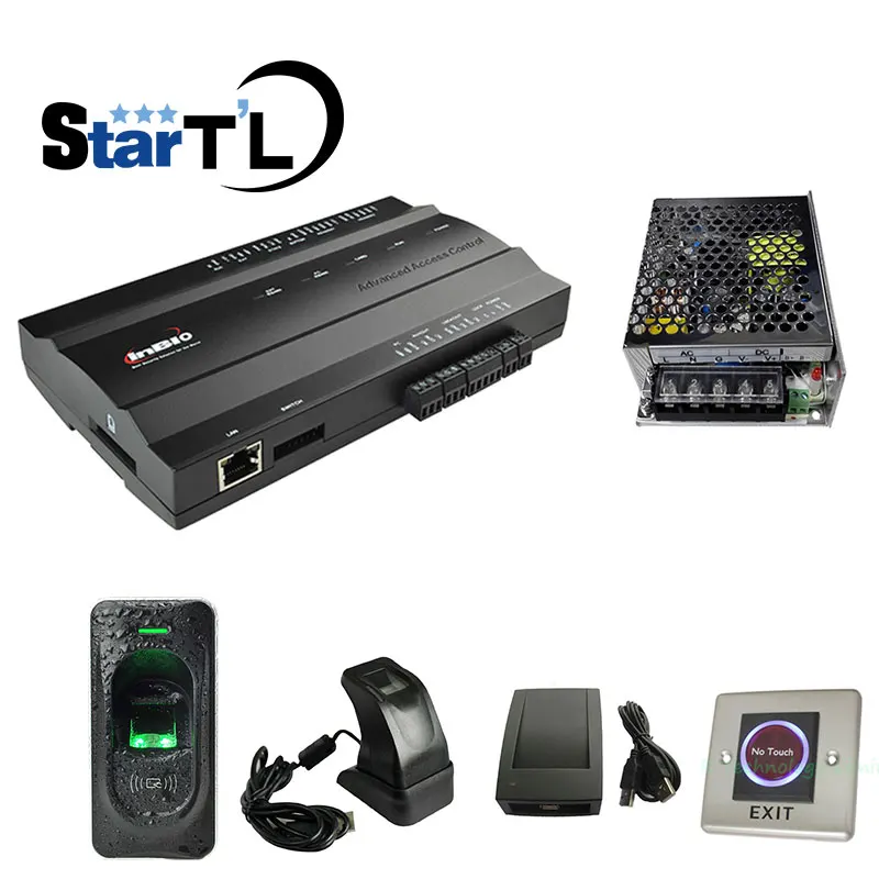 Inbio160 fingerprint access control RFID door access control system Kit +12V3A battery function power+FR1200+Zk4500 Reader
Inbio160 fingerprint access control RFID door access control system Kit +12V3A battery function power+FR1200+Zk4500 Reader