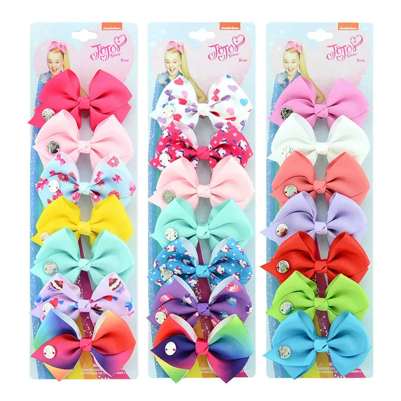 7Pcs/Set 3.5 inch Cute jojo Solid Colorful Christmas Printed Hair Bows For Girls With Alligator Clips Kids Hair Accessories 631
7Pcs/Set 3.5 inch Cute jojo Solid Colorful Christmas Printed Hair Bows For Girls With Alligator Clips Kids Hair Accessories 631